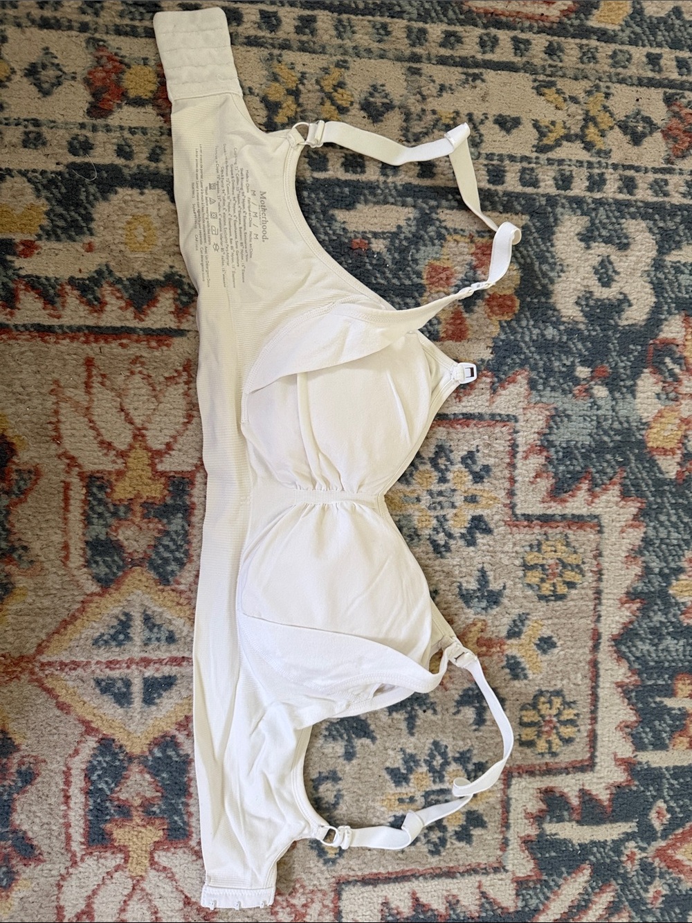 Brand New Motherhood White Nursing/Support Bra with Adjustable Straps